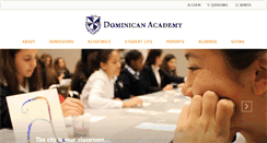 Desktop Screenshot of dominicanacademy.org